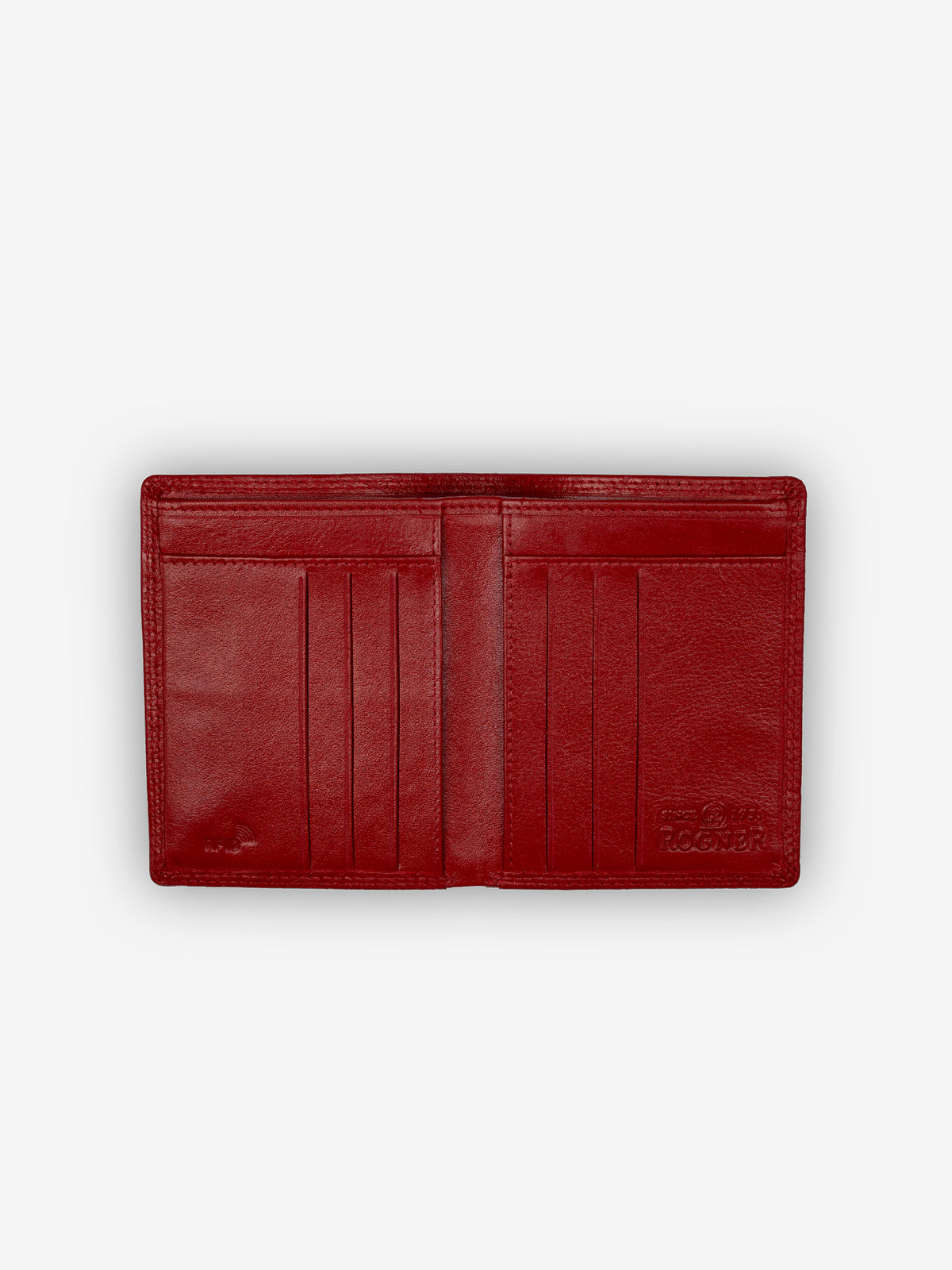 ROGNER Ausweisetui - Flower Print – Rot