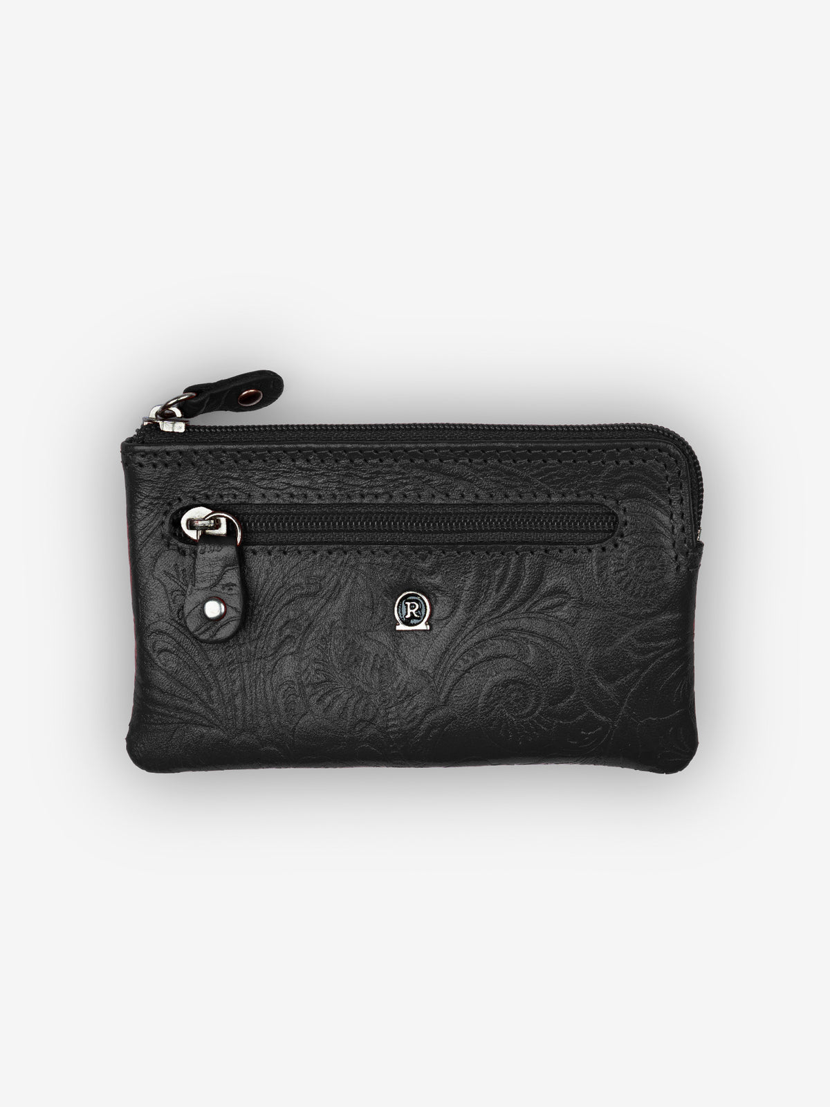 ROGNER Schlüsseltasche - Flower Print – Schwarz