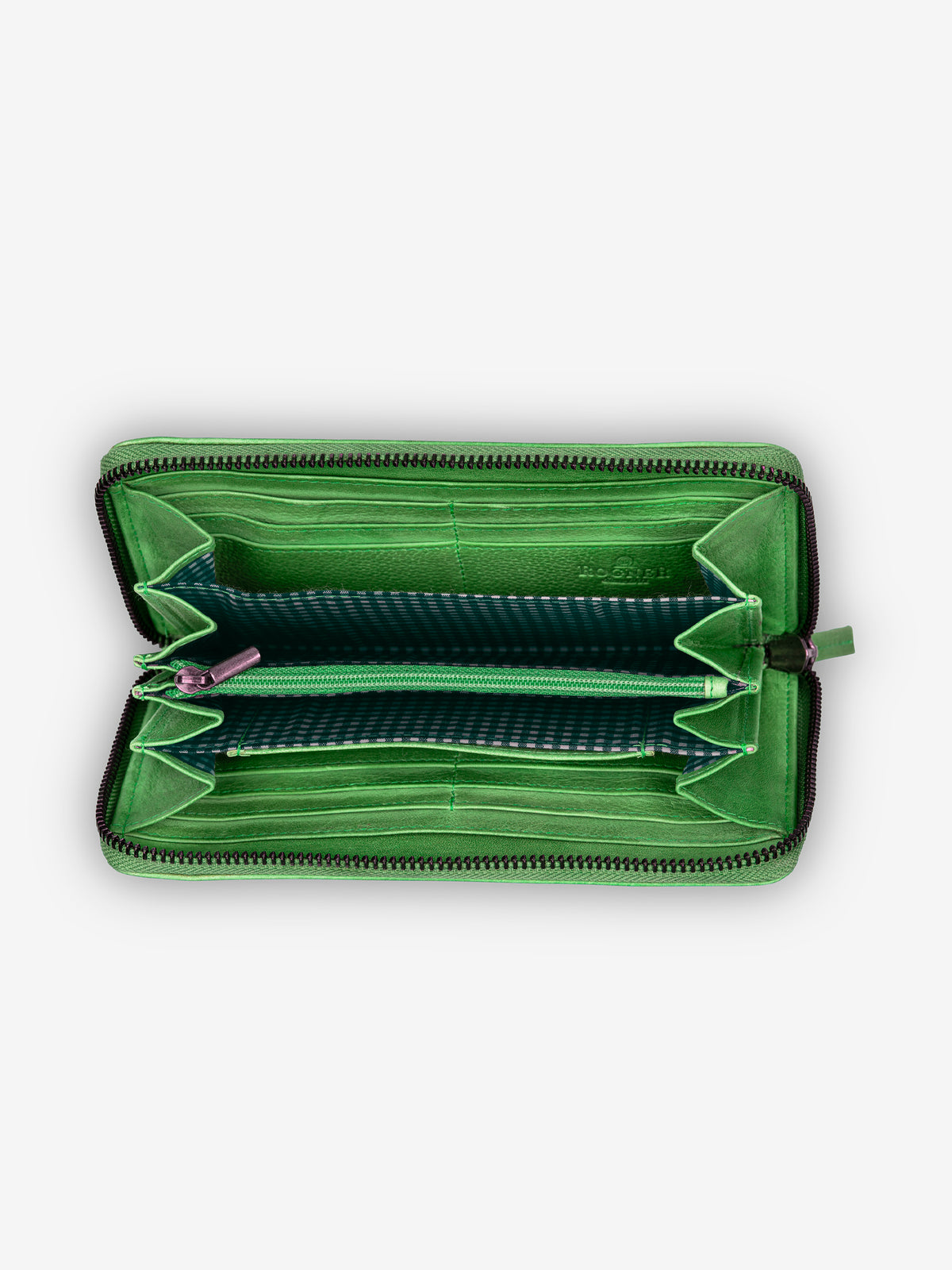 ROGNER Elegantes Damen Portemonnaie – Grün