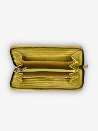 ROGNER Elegantes Damen Portemonnaie – Gelb
