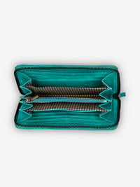 ROGNER Elegantes Damen Portemonnaie – Blau