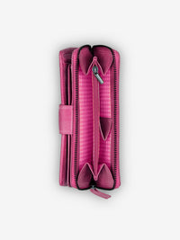 ROGNER „Soft Touch“ – Premium Damenportemonnaie – Pink