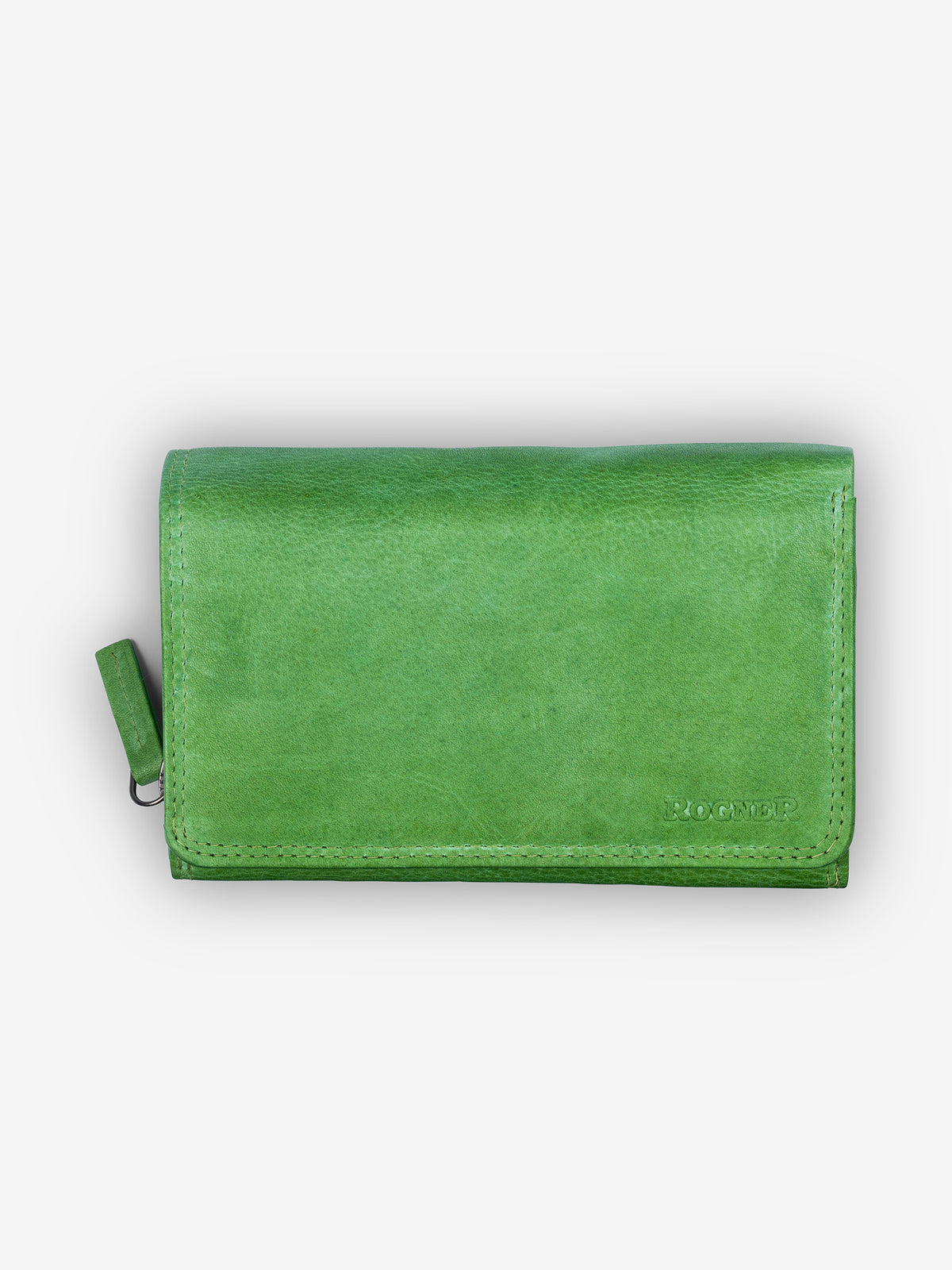 ROGNER „Washed Series“ – Damen Lederbörse – Grün