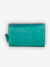 ROGNER „Washed Series“ – Damen Lederbörse – Blau