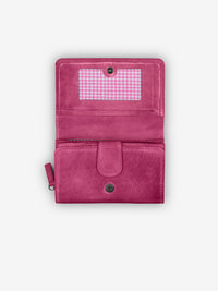 ROGNER „Washed Series“ – Damen Lederbörse – Pink