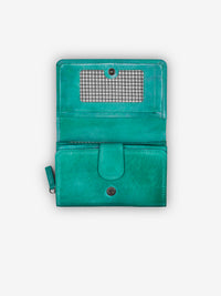 ROGNER „Washed Series“ – Damen Lederbörse – Blau
