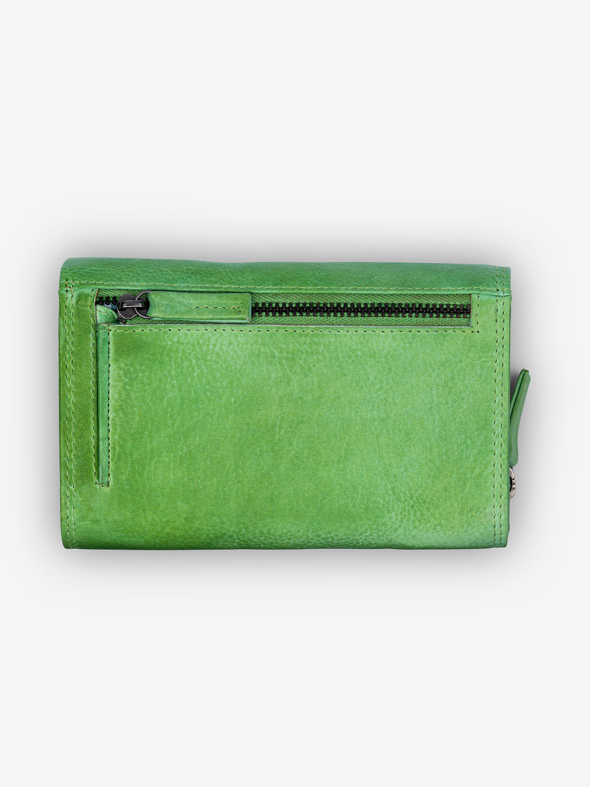 ROGNER „Washed Series“ – Damen Lederbörse – Grün