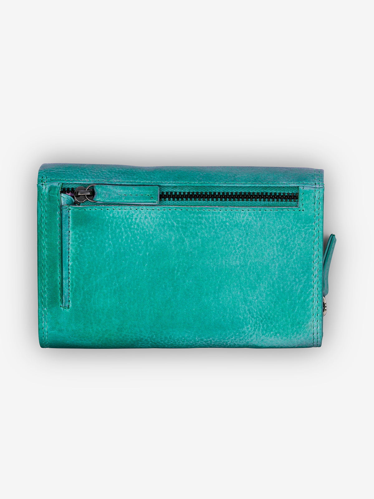 ROGNER „Washed Series“ – Damen Lederbörse – Blau