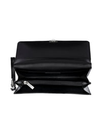 Rogner Herrenhandtasche aus Leder – Kompakt & Abschließbar – Schwarz