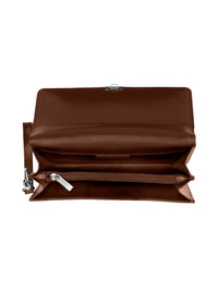 Rogner Herrenhandtasche aus Leder – Kompakt & Abschließbar – Cognac