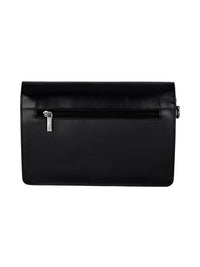 Rogner Herrenhandtasche aus Leder – Kompakt & Abschließbar – Schwarz