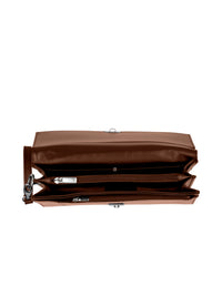 ROGNER Elegante Herrenhandtasche 260x160 – Cognac