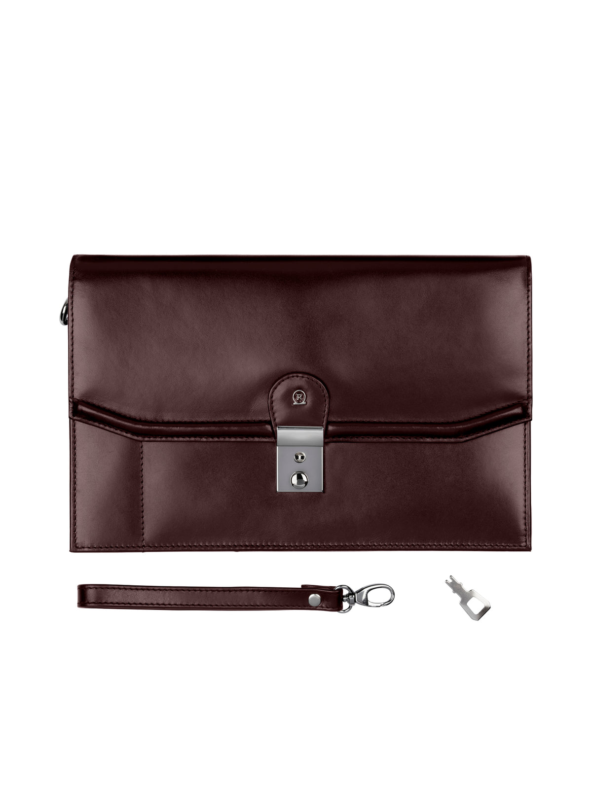 ROGNER Elegante Herrenhandtasche 260x160 – Bordeaux