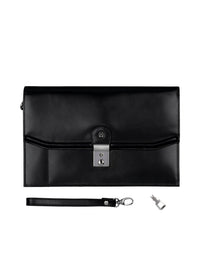 ROGNER Elegante Herrenhandtasche 260x160 – Schwarz