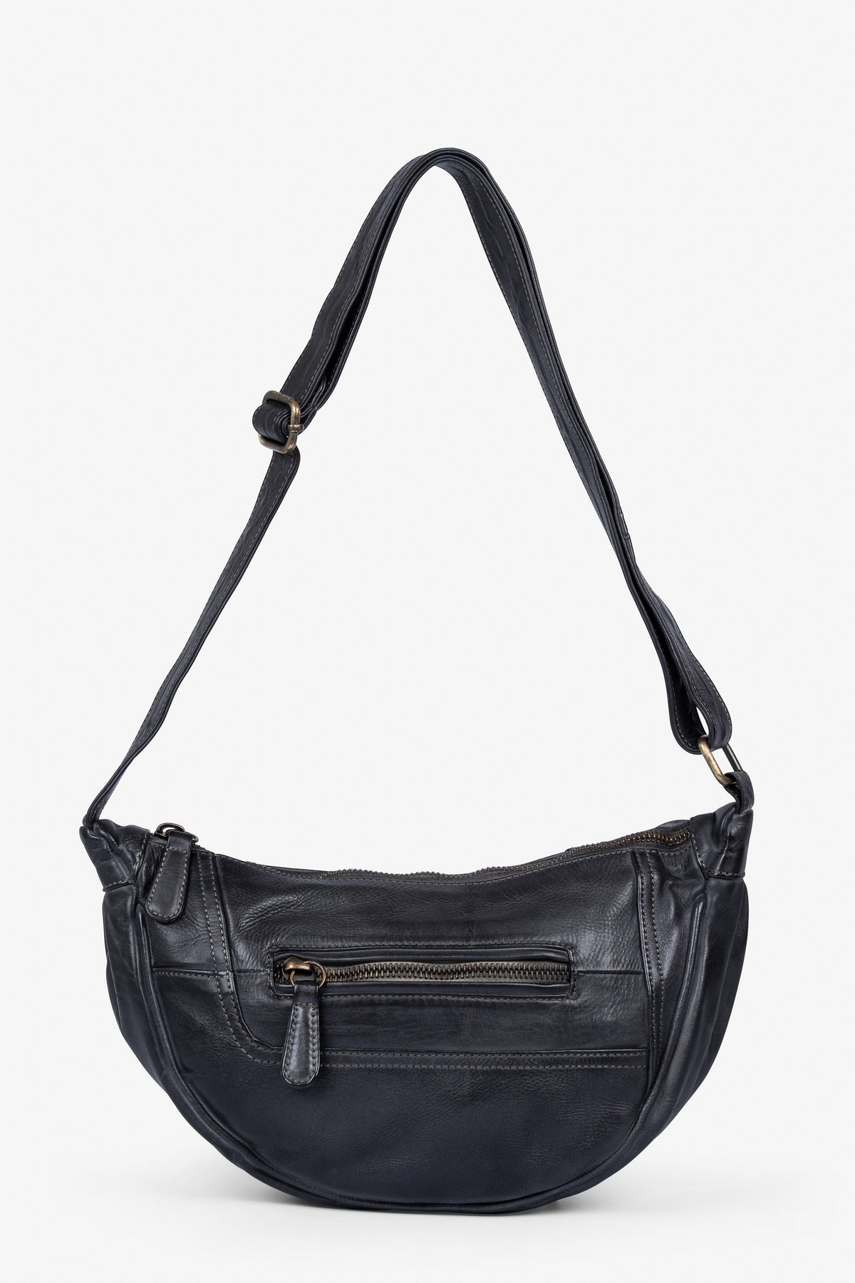 ROGNER „La Sofia“ – Kleine Premium-Ledertasche – Schwarz