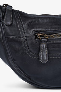 ROGNER „La Sofia“ – Kleine Premium-Ledertasche – Schwarz
