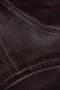 ROGNER „La Sofia“ – Kleine Premium-Ledertasche – Dunkelbraun