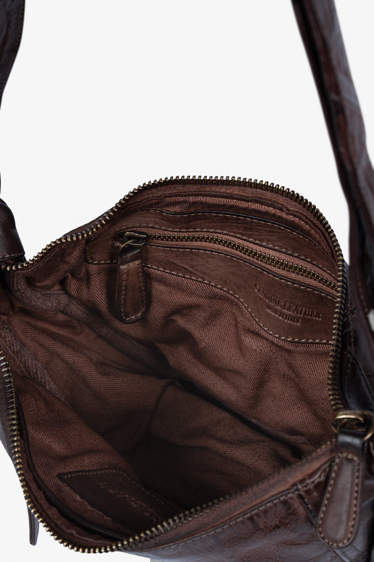 ROGNER „La Sofia“ – Kleine Premium-Ledertasche – Dunkelbraun