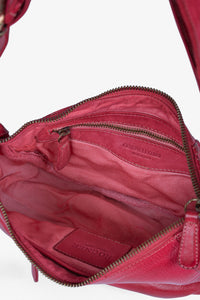 ROGNER „La Sofia“ – Kleine Premium-Ledertasche – Bordeaux