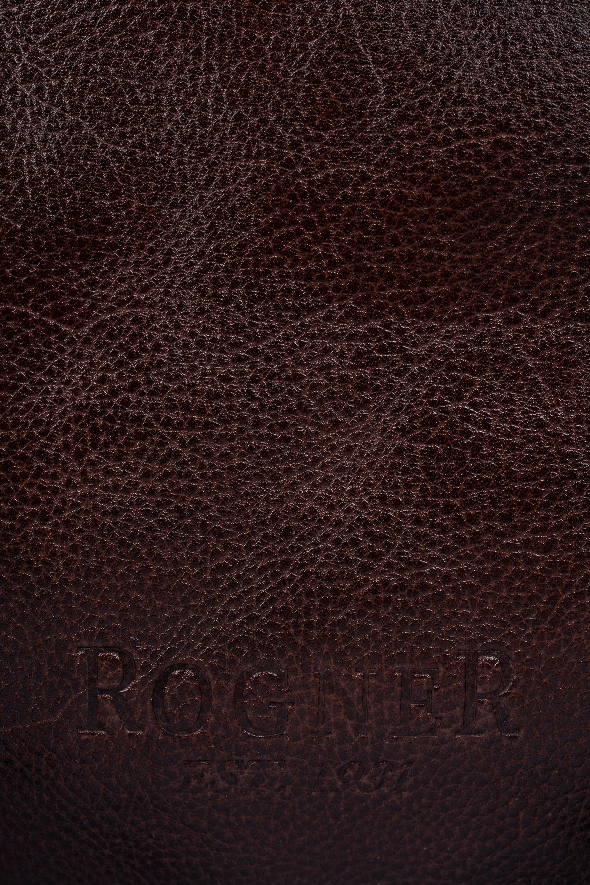 ROGNER “La Sofia” – Elegante Schultertasche aus Kalbsleder – Dunkelbraun
