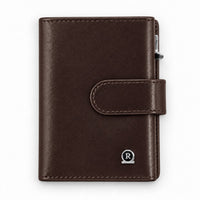 ROGNER ClickWallet in Dunkelbraun – frontal