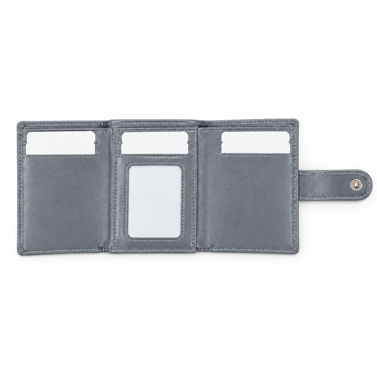 ROGNER ClickWallet in Grau – aufgeklappt
