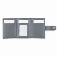 ROGNER ClickWallet in Grau – aufgeklappt