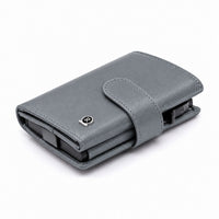 ROGNER ClickWallet in Grau – Klickmechanik