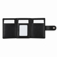 ROGNER ClickWallet in Schwarz – aufgeklappt